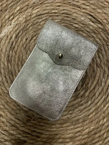 Phone Bag Nora Metallic Goud